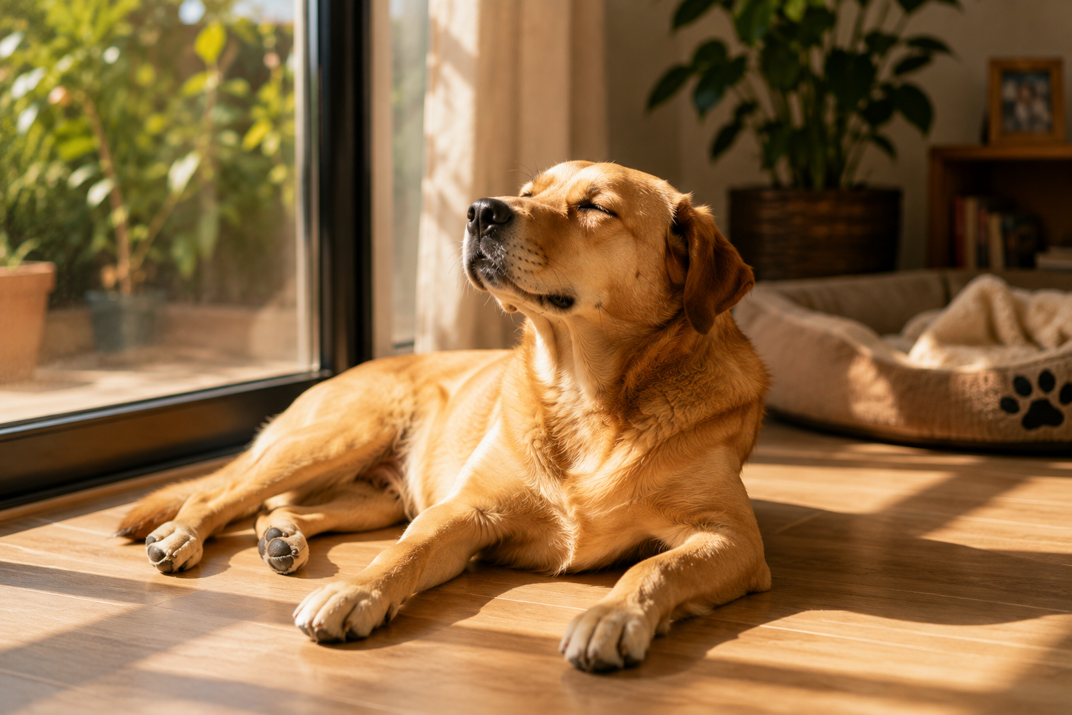 Por que os cães gostam tanto de tomar sol?