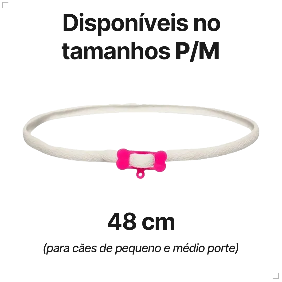 Coleira Ectofend Anti pulgas Carrapatos 48cm Leishmaniose P