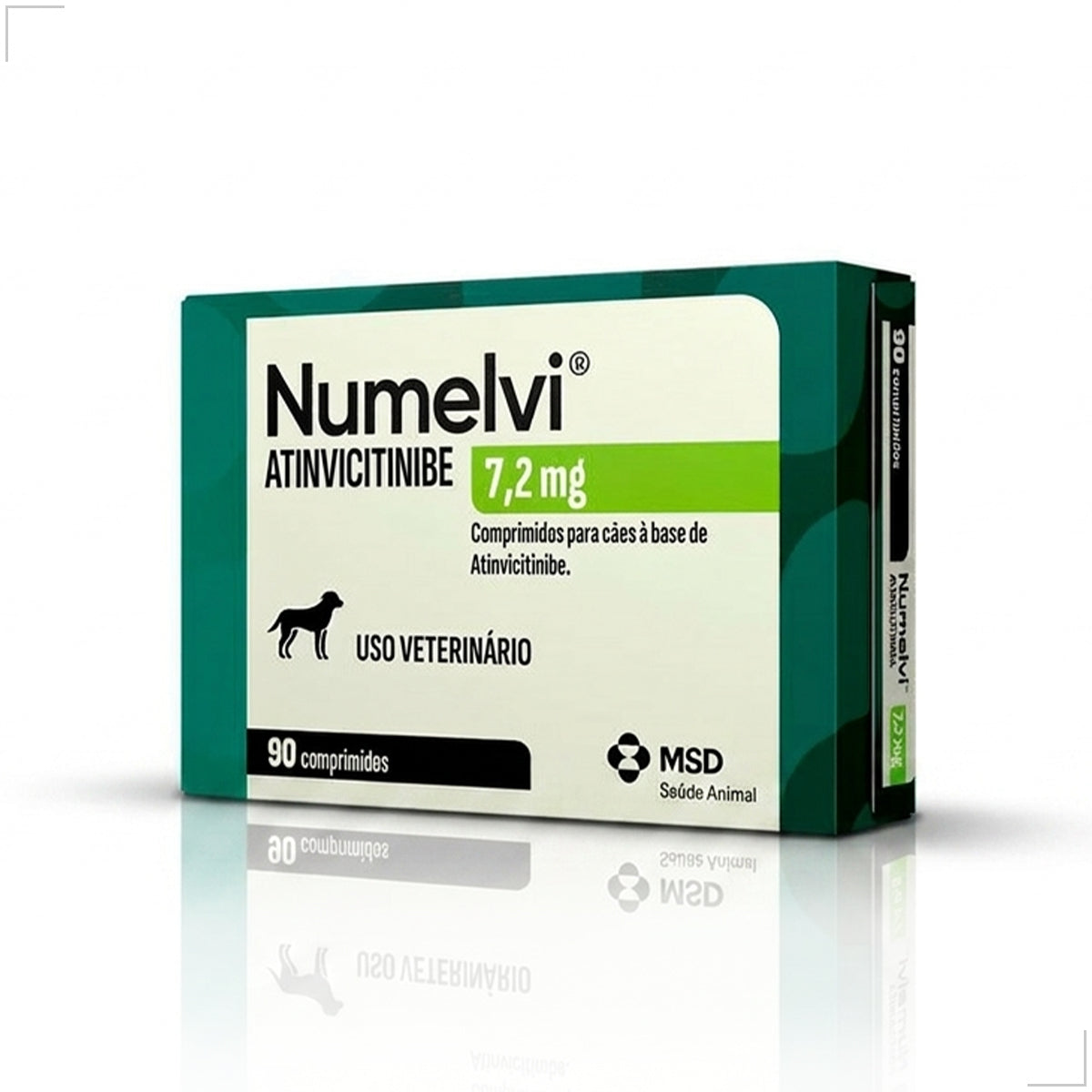 Msd Numelvi Para Cão 7,2mg dermatite alérgica Coceira 90comp