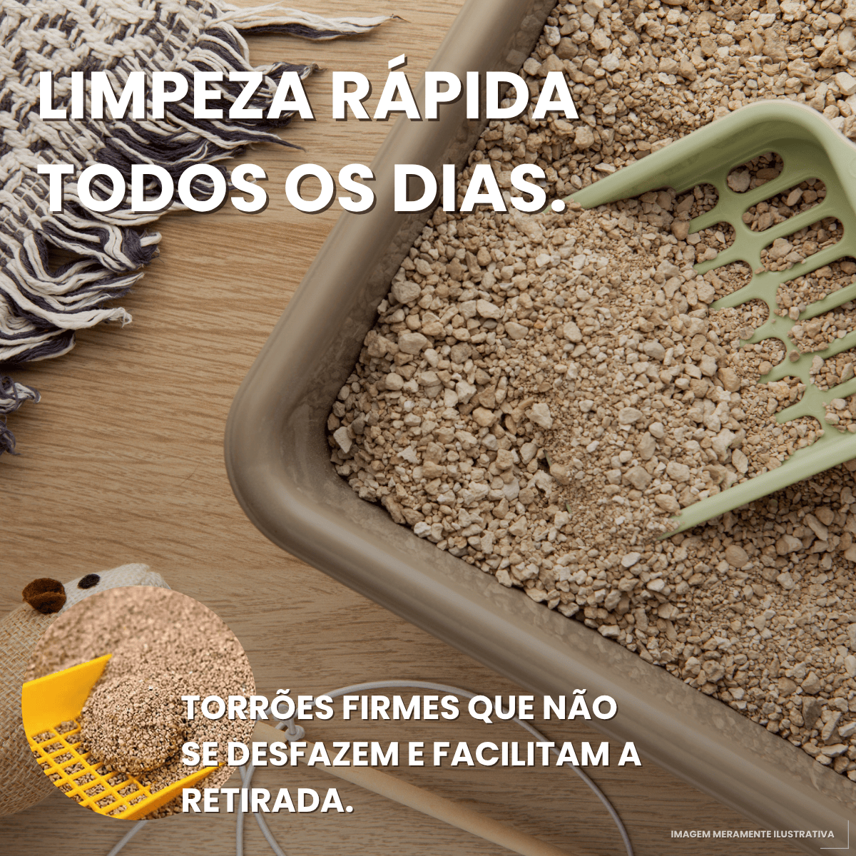 Areia Higienica para gatos Pipicat Classic Elimina Odor 4kg