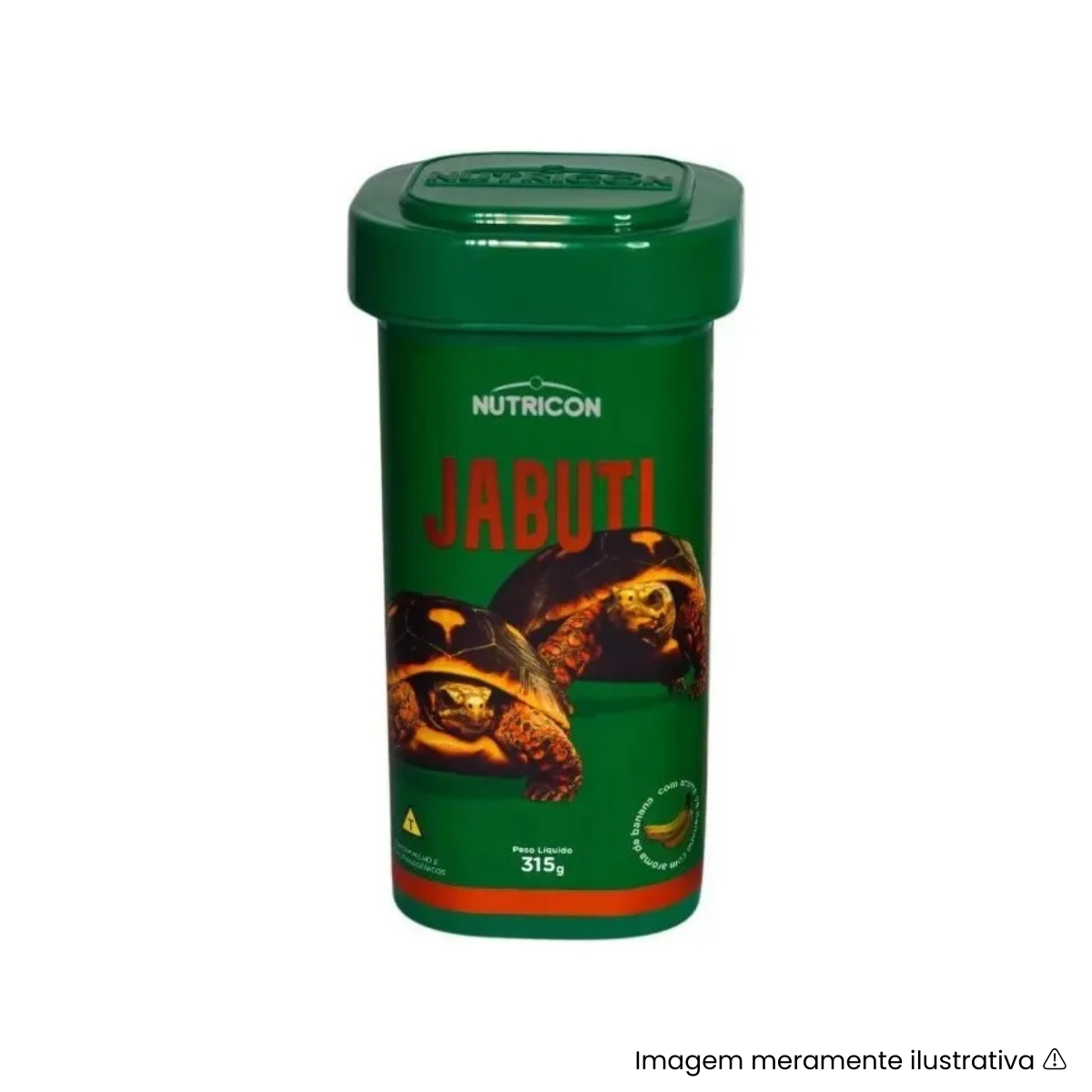 Ração Alimento Tartarugas Jabuti 315g Nutricon
