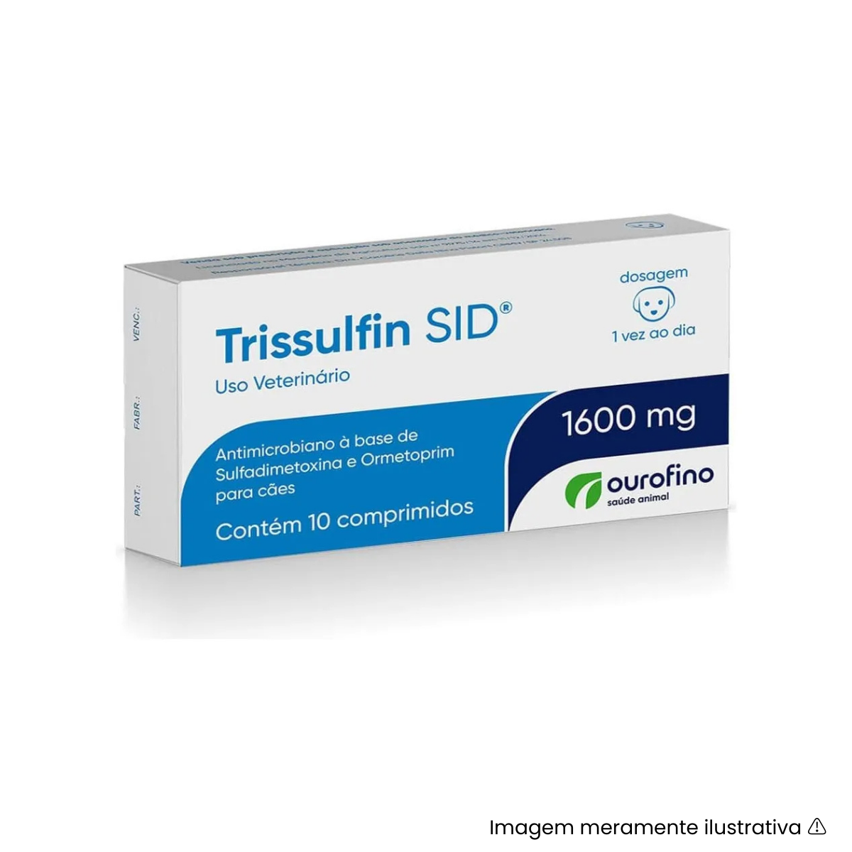 Trissulfin Sid Ourofino 1600mg C/10 Comprimidos