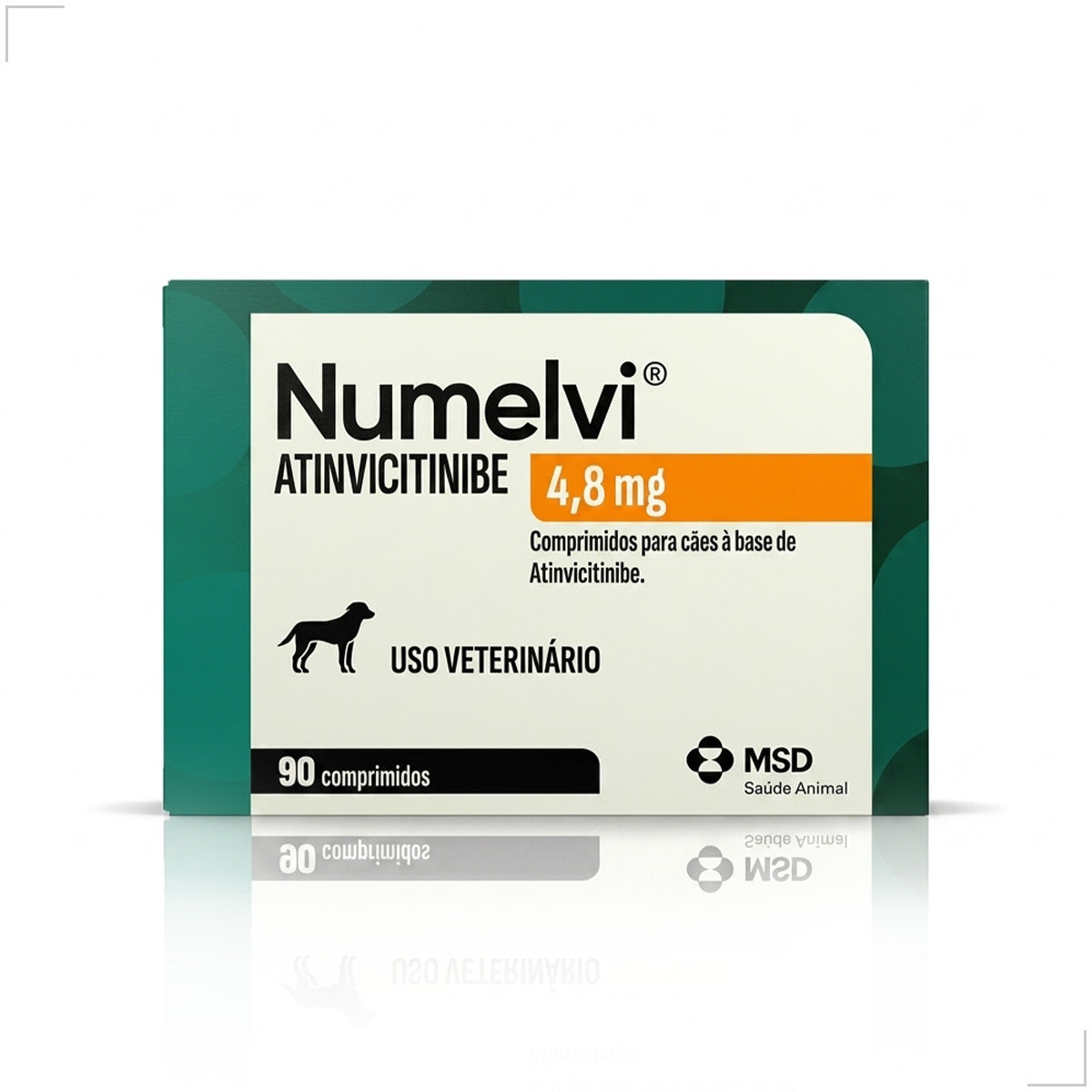 Msd Numelvi Para Cão 4,8mg dermatite alérgica Coceira 90comp