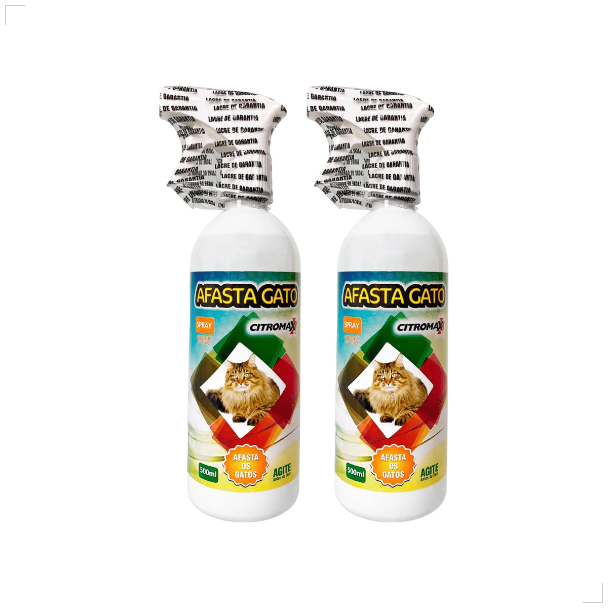 Kit 2 Spray Citromax Afasta Gato Repelente Educa  - 500ml