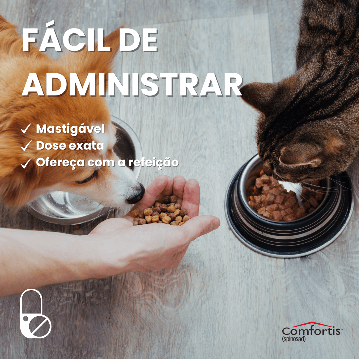 Antipulgas Elanco Comfortis 560mg 30 Dias de Proteção 1comp