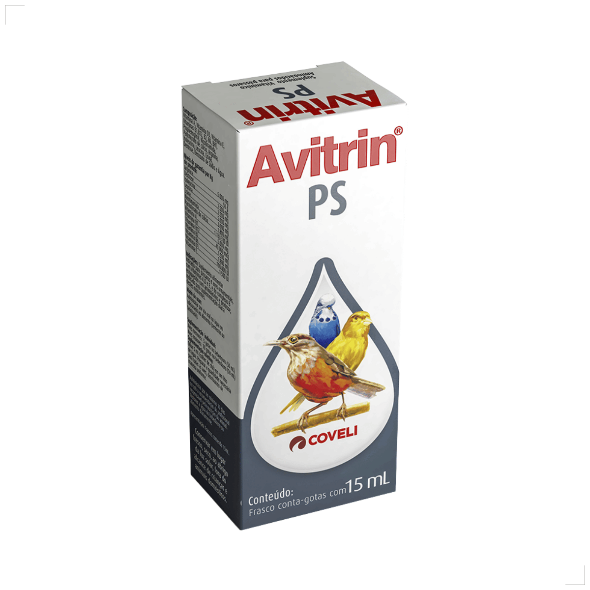 Avitrin Ps 15ml Coveli para pássaros