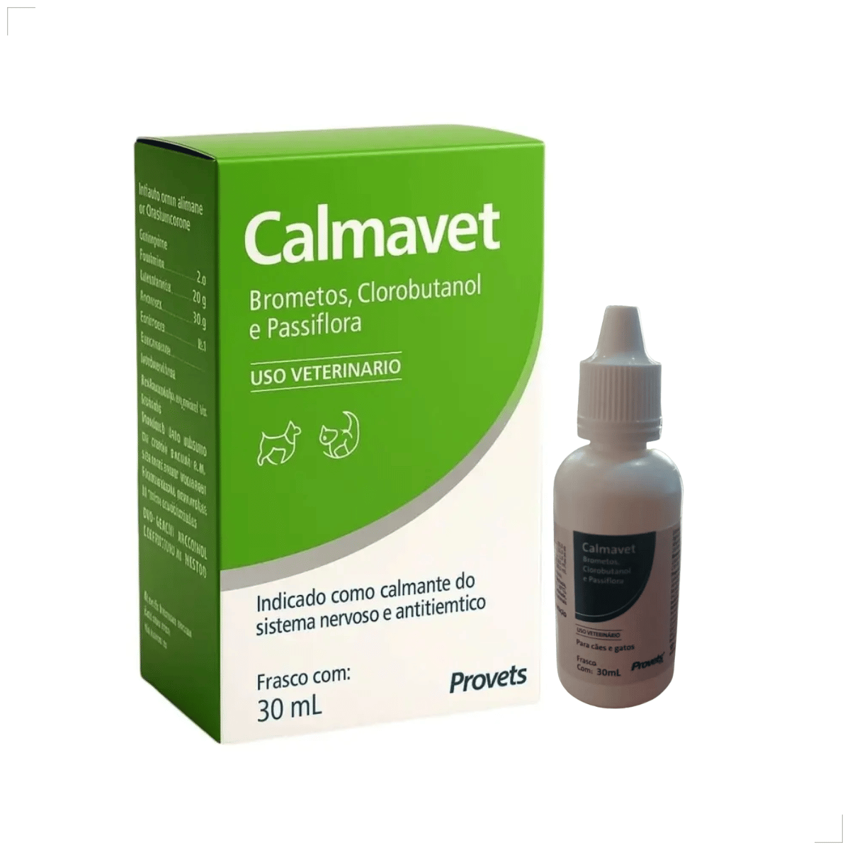 Kit 2 Calmavet 30ml Calmante Natural Para Cães E Gatos Provets