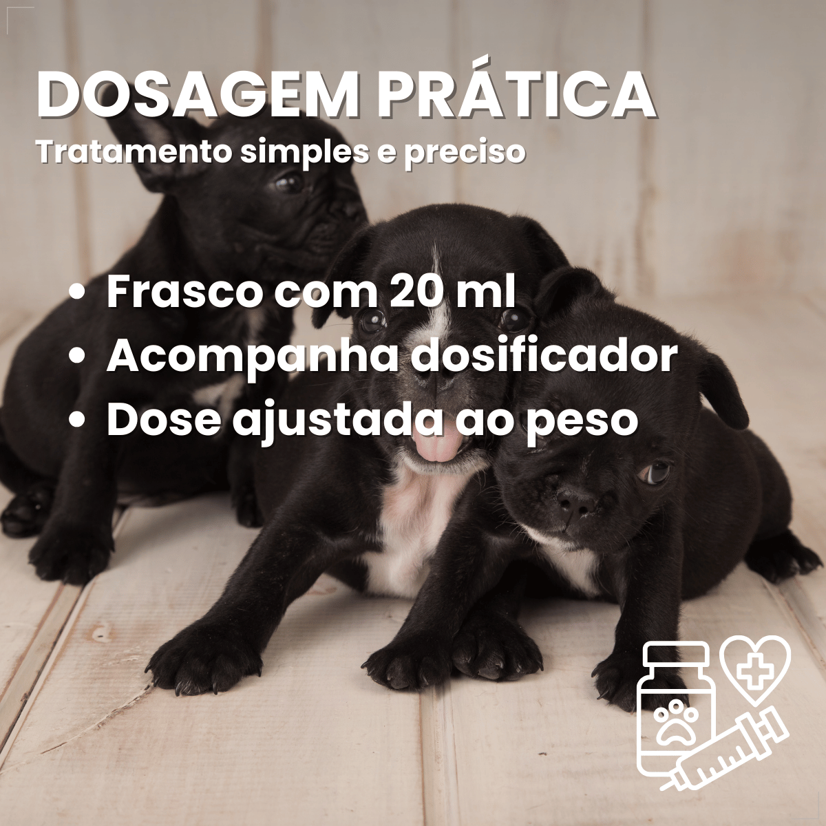 Vermífugo Chemital Puppy Para Cachorro Frasco Com 20 Ml