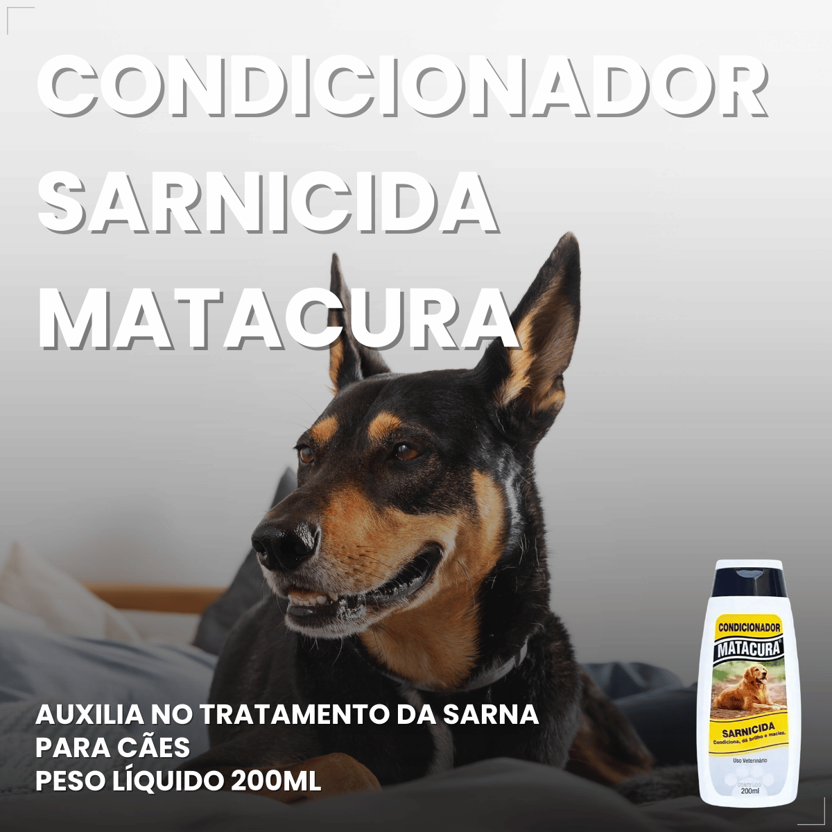 Condicionador Matacura Sarnicida Cães 200ml
