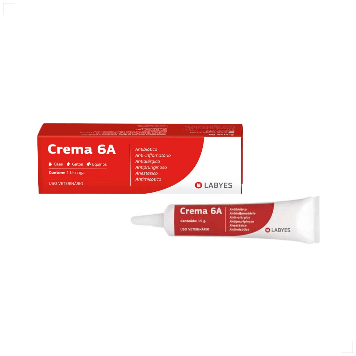 Pomada Dermatológica Crema 6a 15g - Labyes