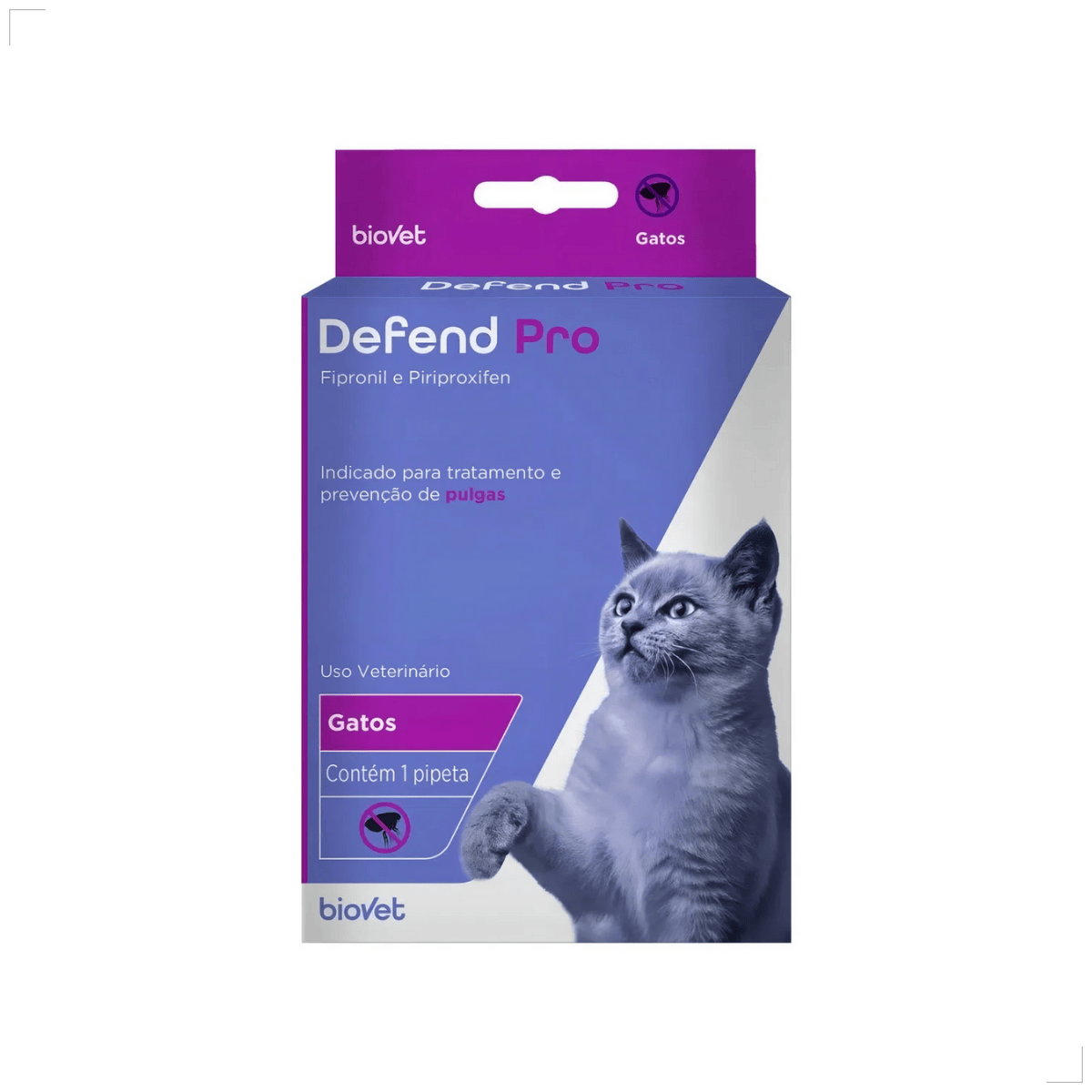 Defend Pro Para Gatos Tratamento de Pulgas Pipeta
