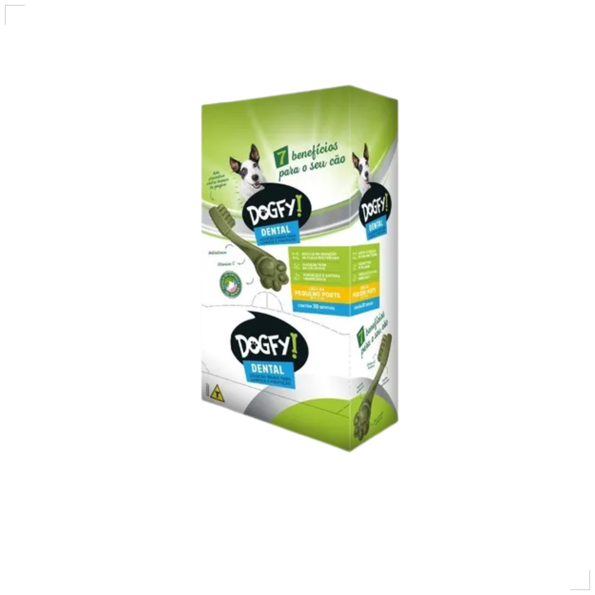 Caixa 30un Dogfy Dental Cães Pequenos Limpa Dentes Tártaro