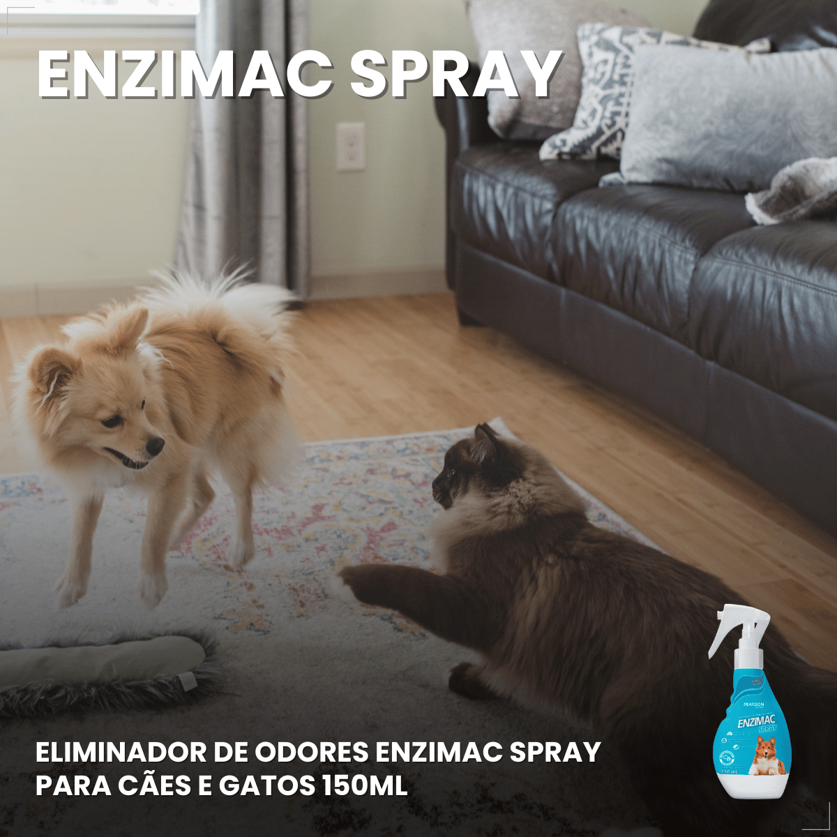 Eliminador De Odores E Manchas Labgard Enzimac Spray - 500Ml
