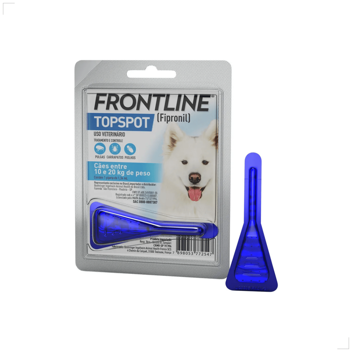 Frontline Antipulgas e Carrapatos TopSpot Cão 10 a 20 kg