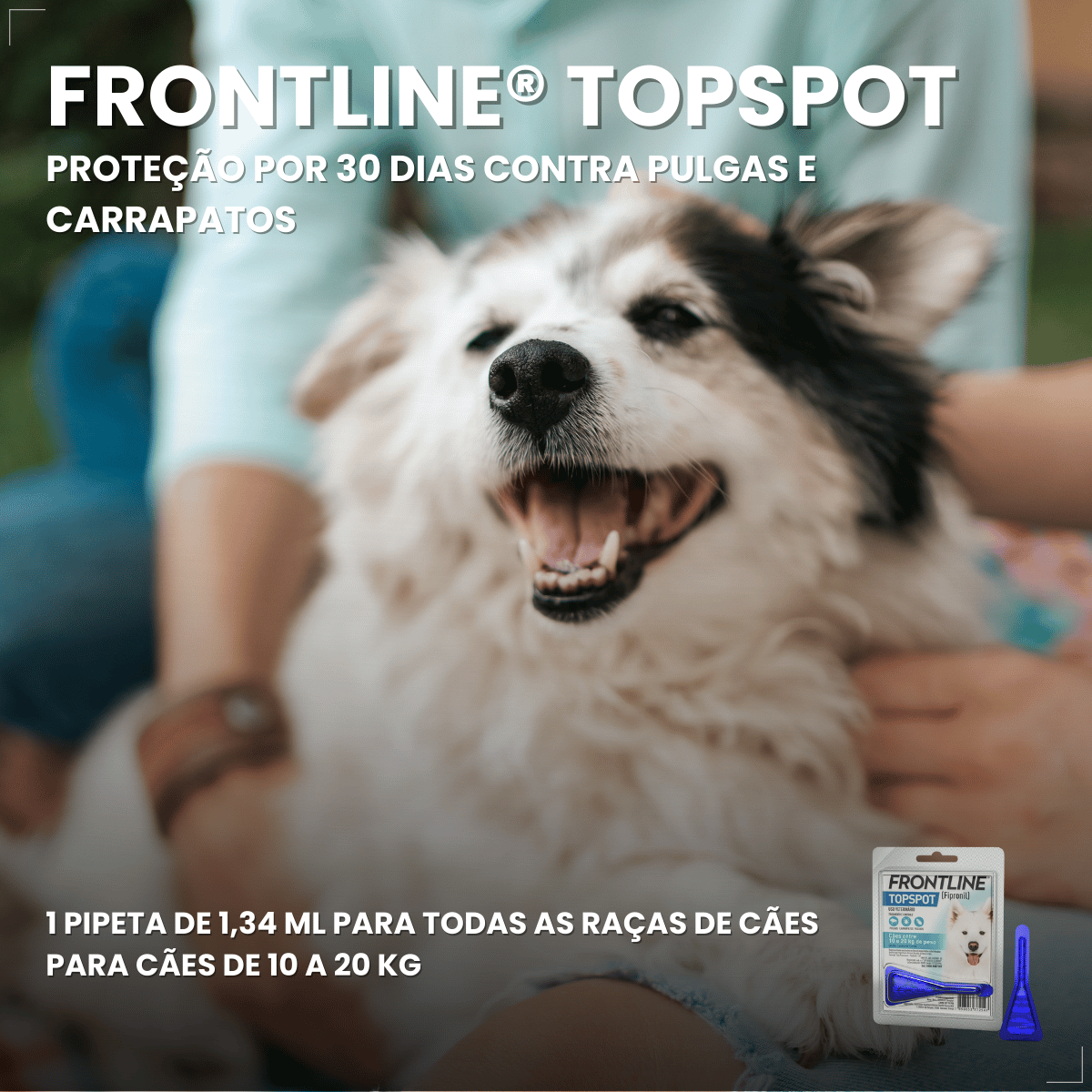 Frontline Antipulgas e Carrapatos TopSpot Cão 10 a 20 kg