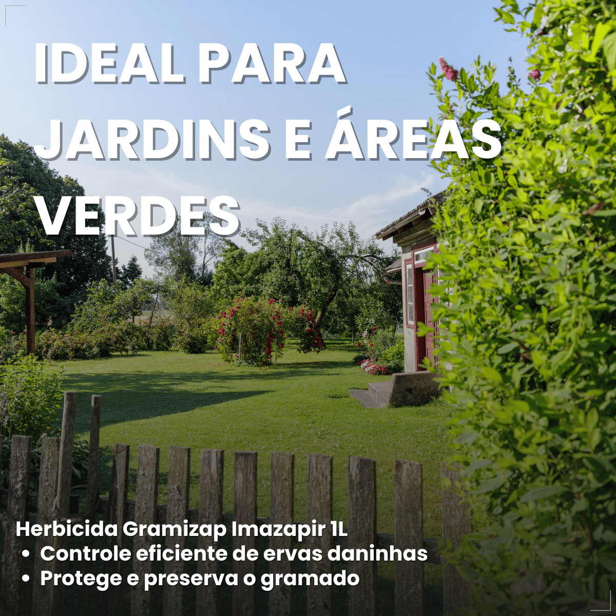 Gramizap Imazapir Herbicida Citromax 1 litro Grama Jardim