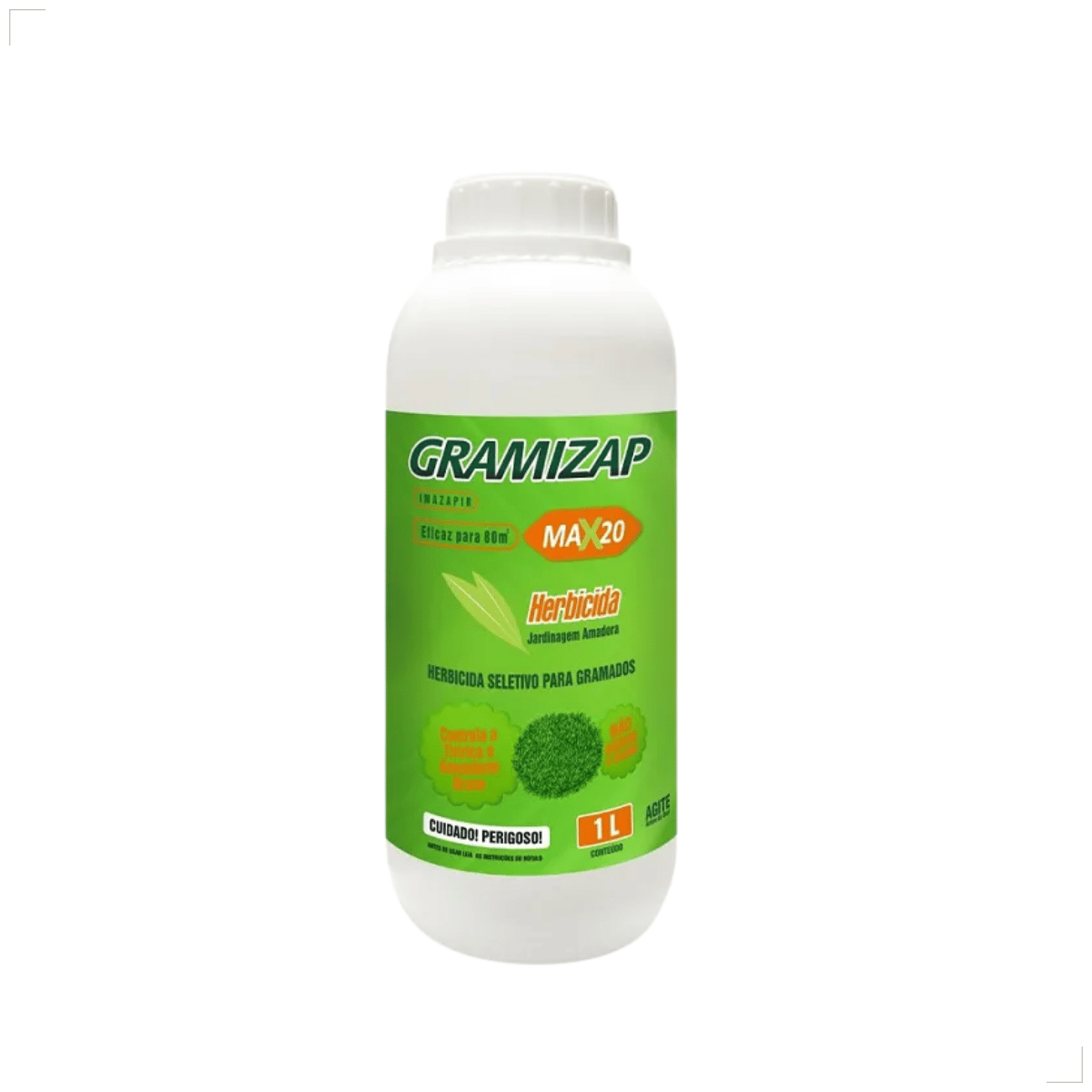 Gramizap Max 20 Imazapir Herbicida Citromax 1L Gramado