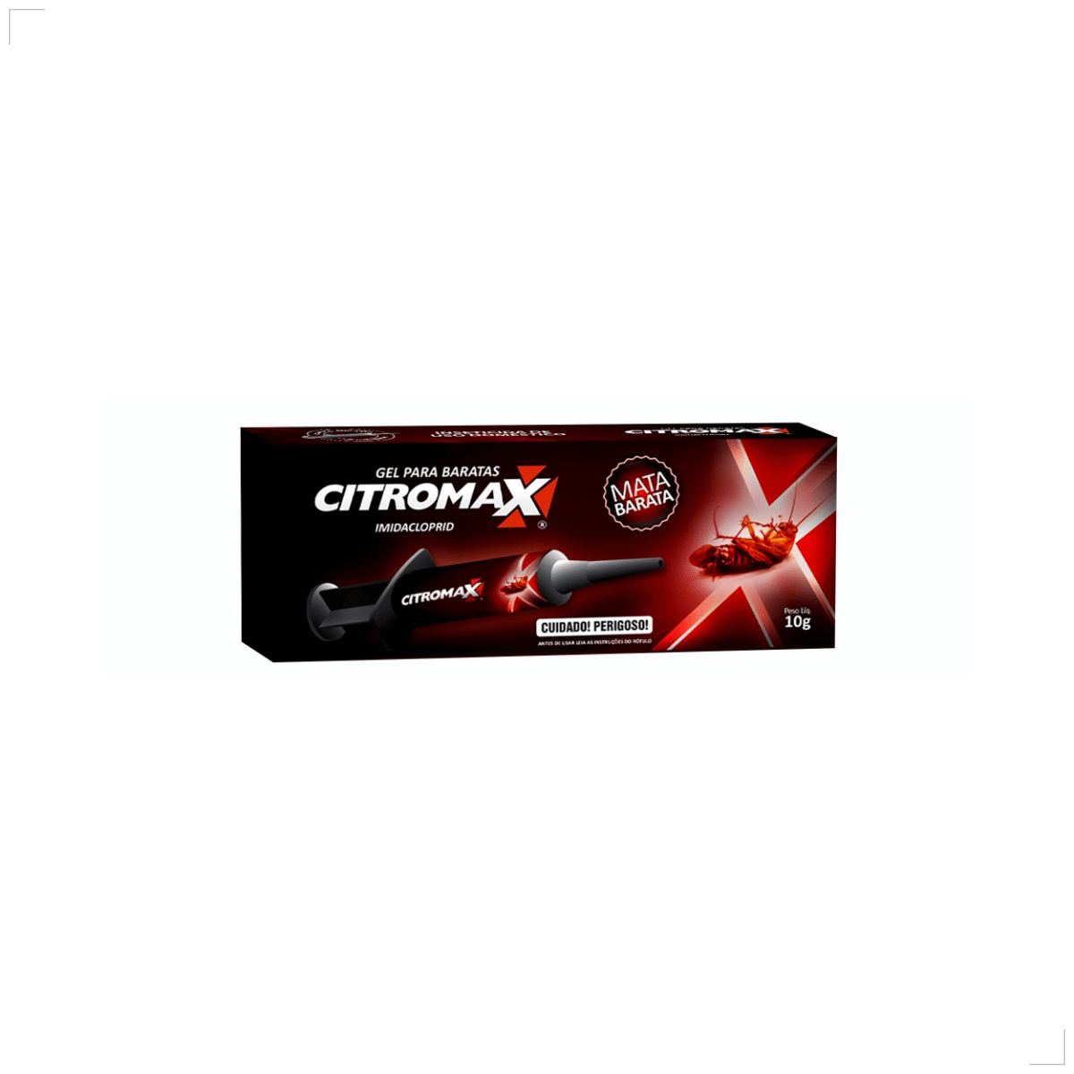Mata Barata Gel Inseticida Para Baratas Seringa 10g Citromax