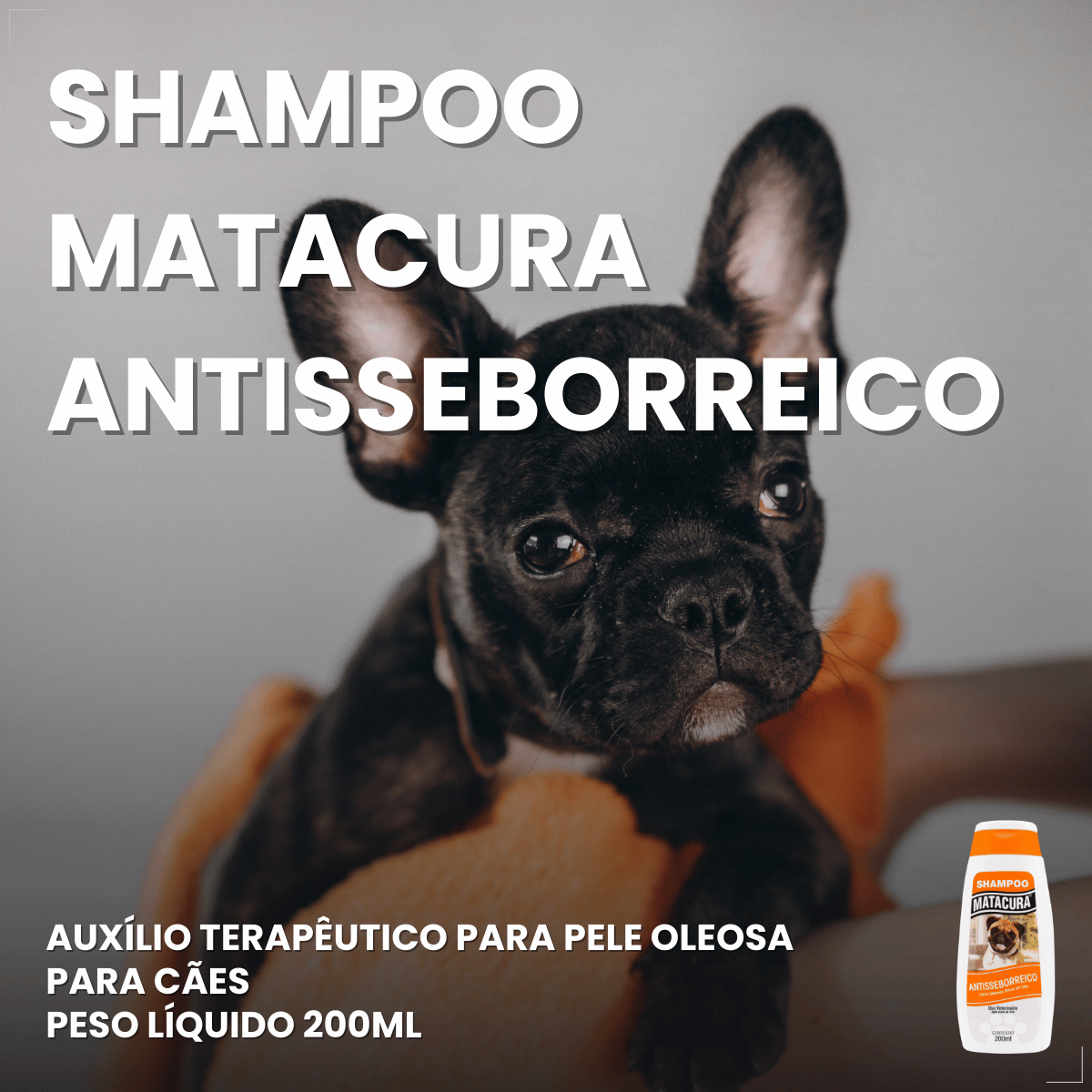 Shampoo Matacura Antisseborreico para Cães 200ml