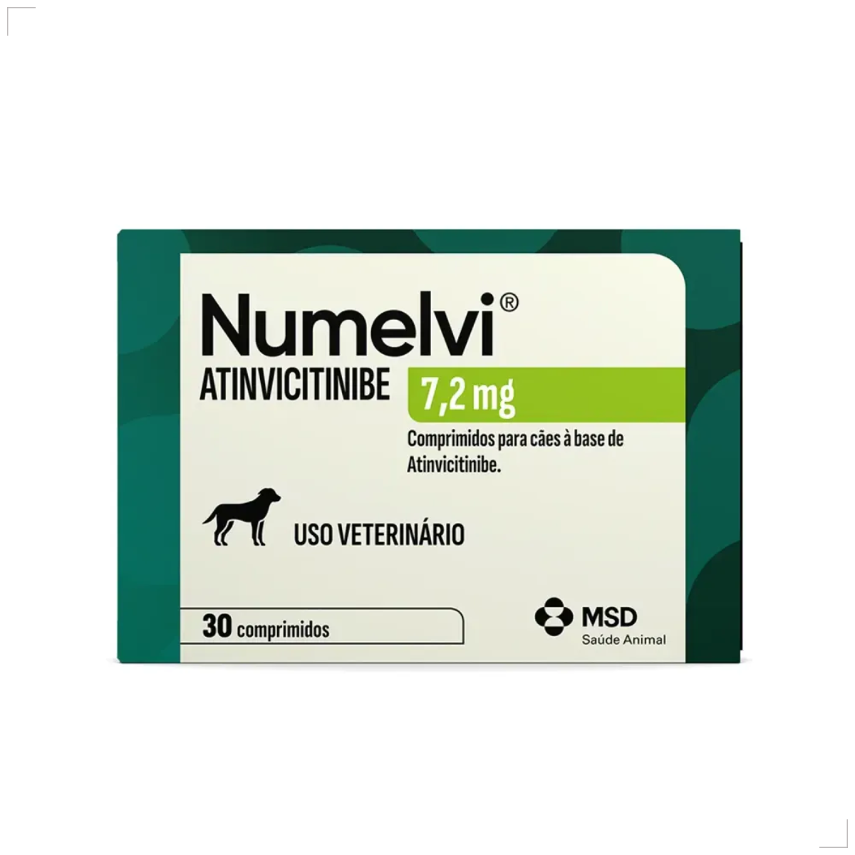 Msd Numelvi Para Cão 7,2mg dermatite alérgica Coceira 30comp