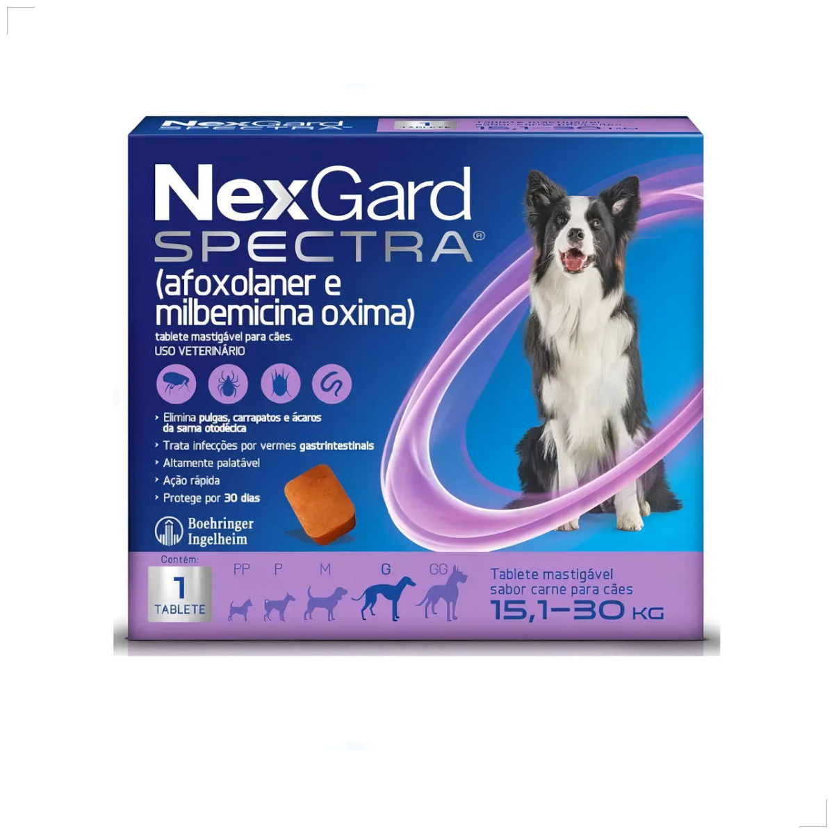 Antipulgas Nexgard Spectra Cães De 15,1 A 30 Kg 1 Comprimido