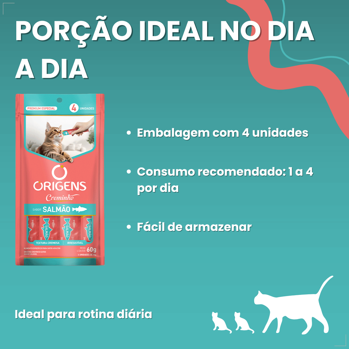 Petisco Origens Para Gatos Creminho 60g