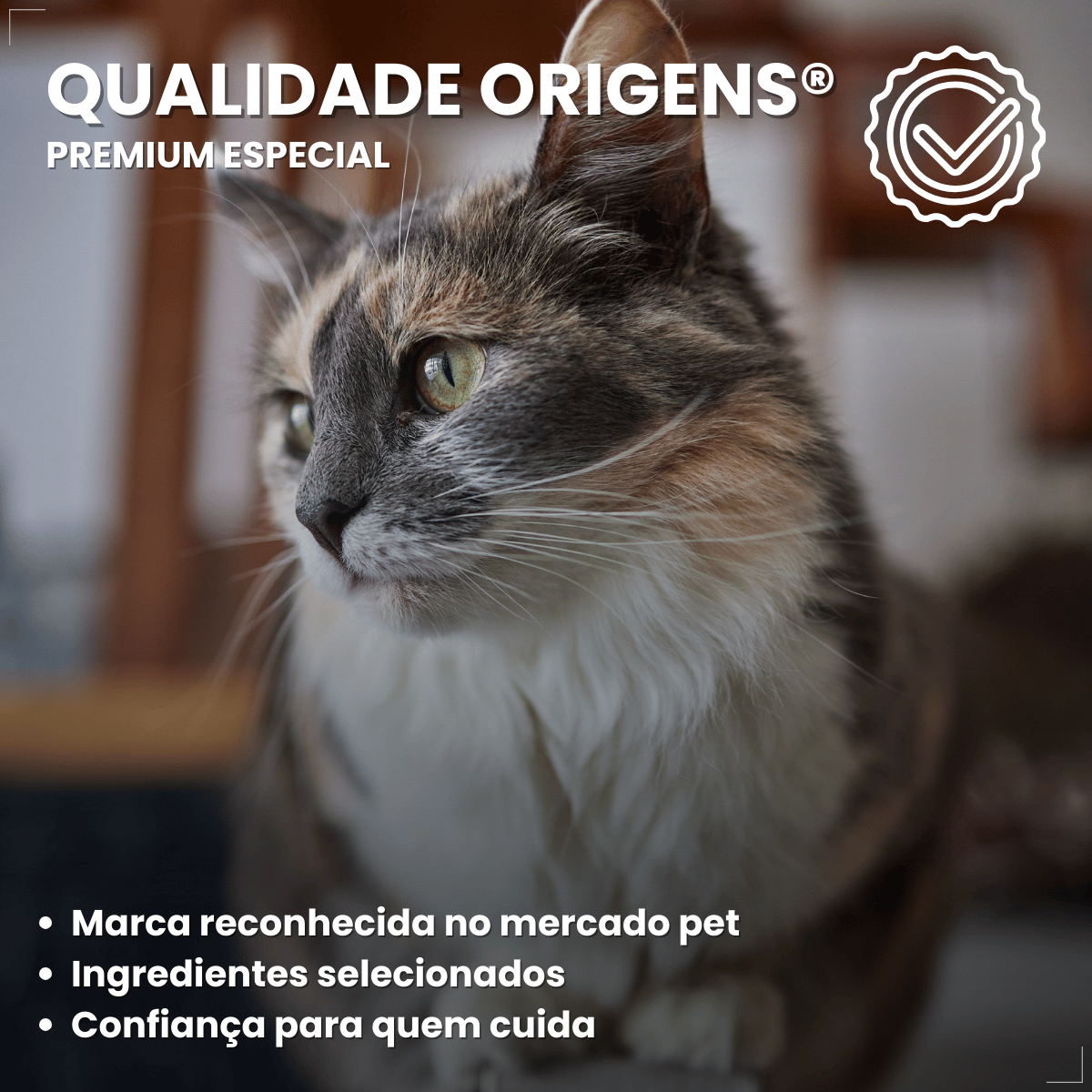Kit 18 Ração Sachê Origens Gatos Adulto Filhote Castrado 85g