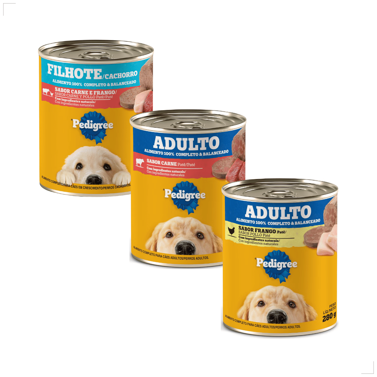 Ração Úmida em Lata Pedrigree Cães 280g