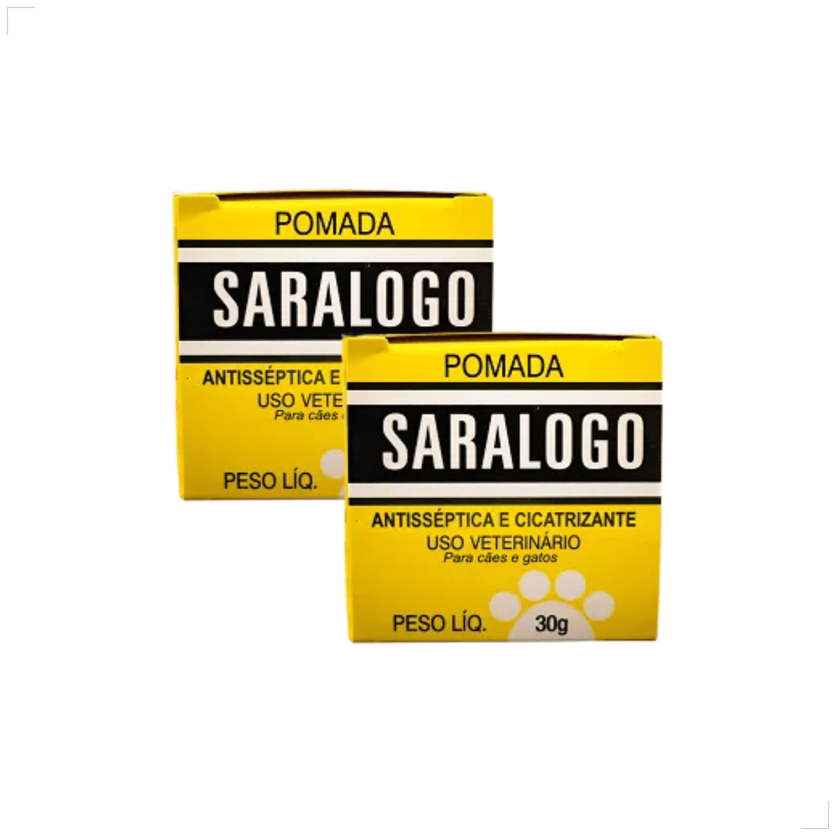 Kit 2 Pomada Cicatrizante Matacura Saralogo Cães e Gatos 30g