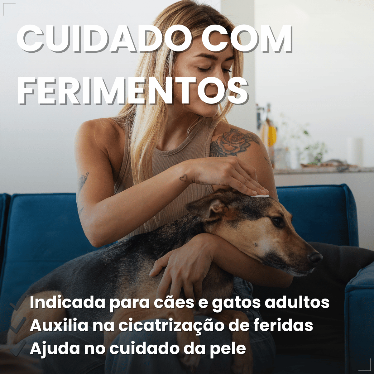 Kit 2 Pomada Cicatrizante Matacura Saralogo Cães e Gatos 30g