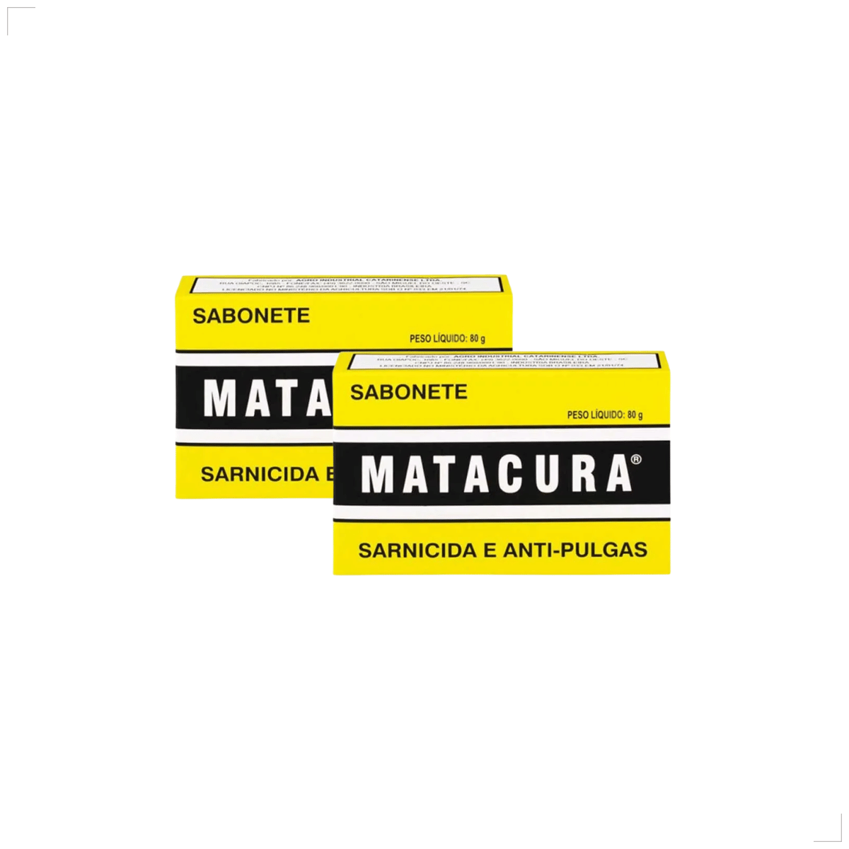 Kit 5 Sabonete Cão Sarnicida e Antipulgas Matacura 80g