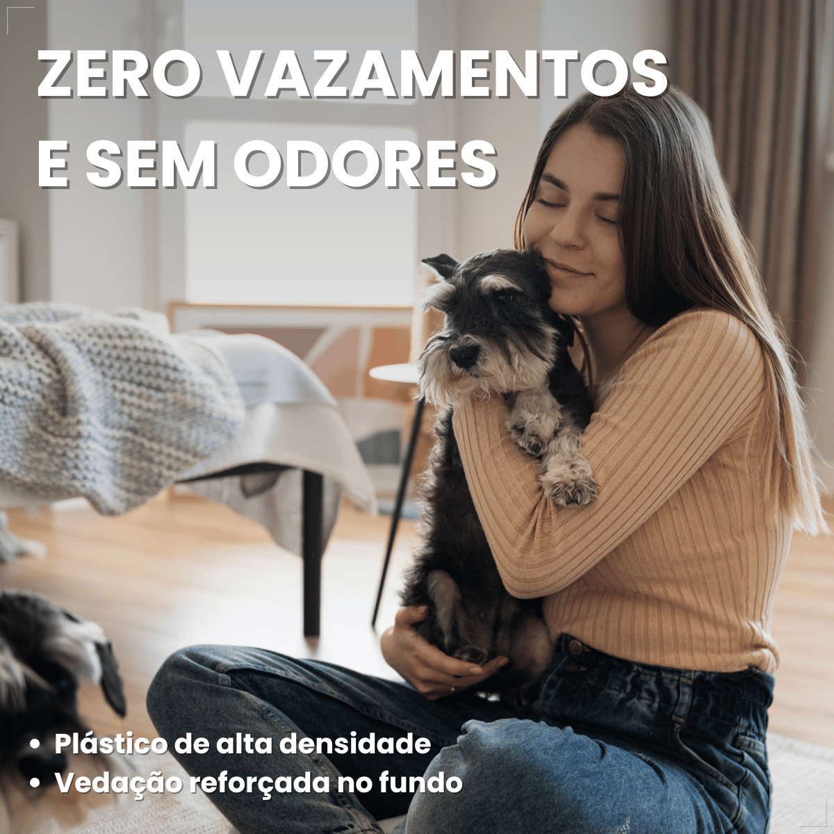 CataCaca Rolinhos Pet Saquinho Lixo Cor Sortida 15 Unidades