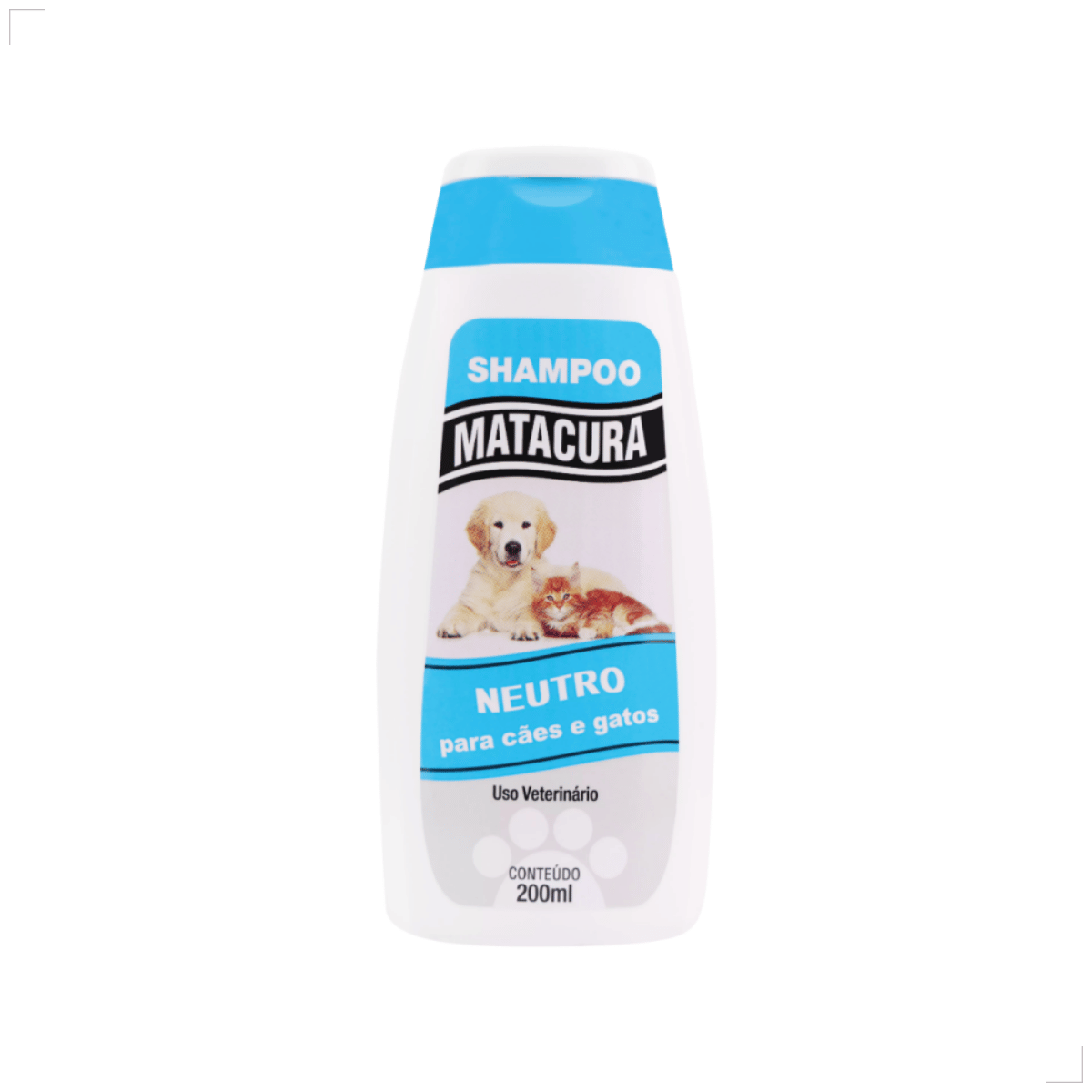 Shampoo Neutro Matacura para Cães e Gatos 200ml