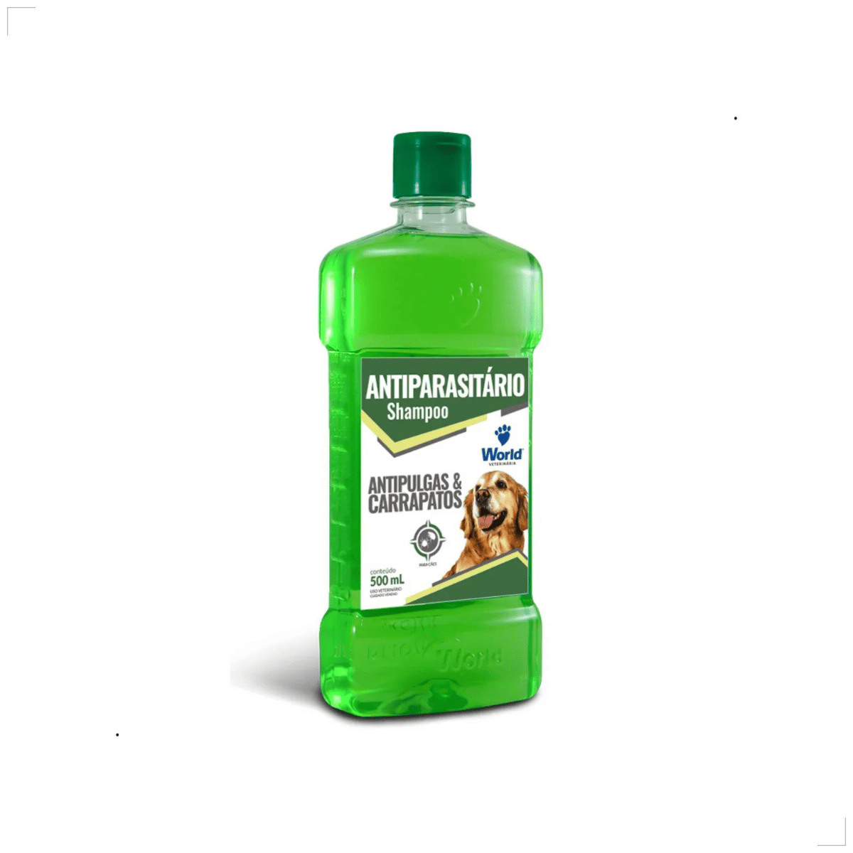 Shampoo Para Cães Antipulgas Carrapato 500ml World