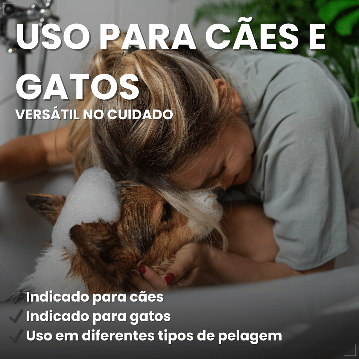 Matacura Shampoo 2 em 1 Cães e Gatos Fragrância Suave 200ml