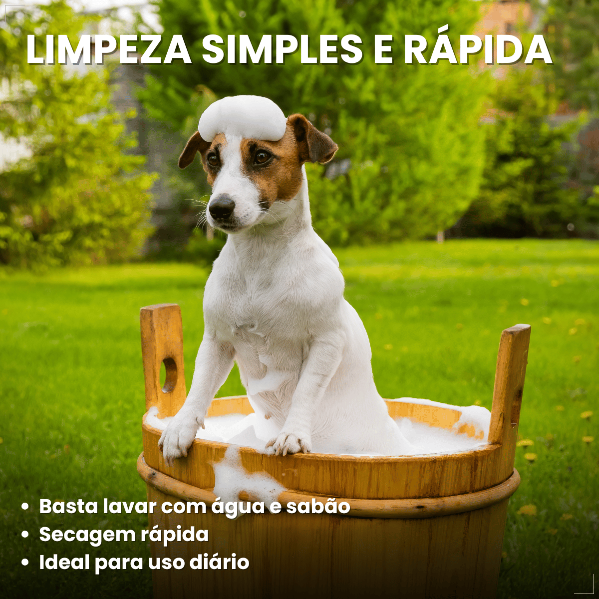 Tapete Higiênico Lavável 2D Pet 50x40cm Eliminação de Odores