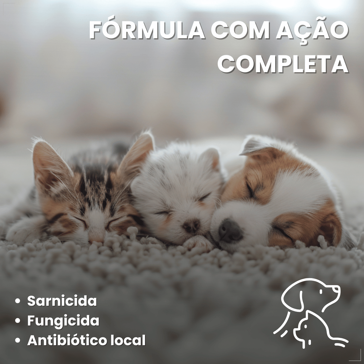 Tetisarnol Spray Dermatológico para Cães e Gatos 150ml