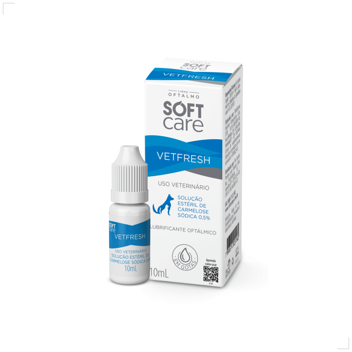 VetFresh Lubrificante Oftálmico para Cães e Gatos Softcare