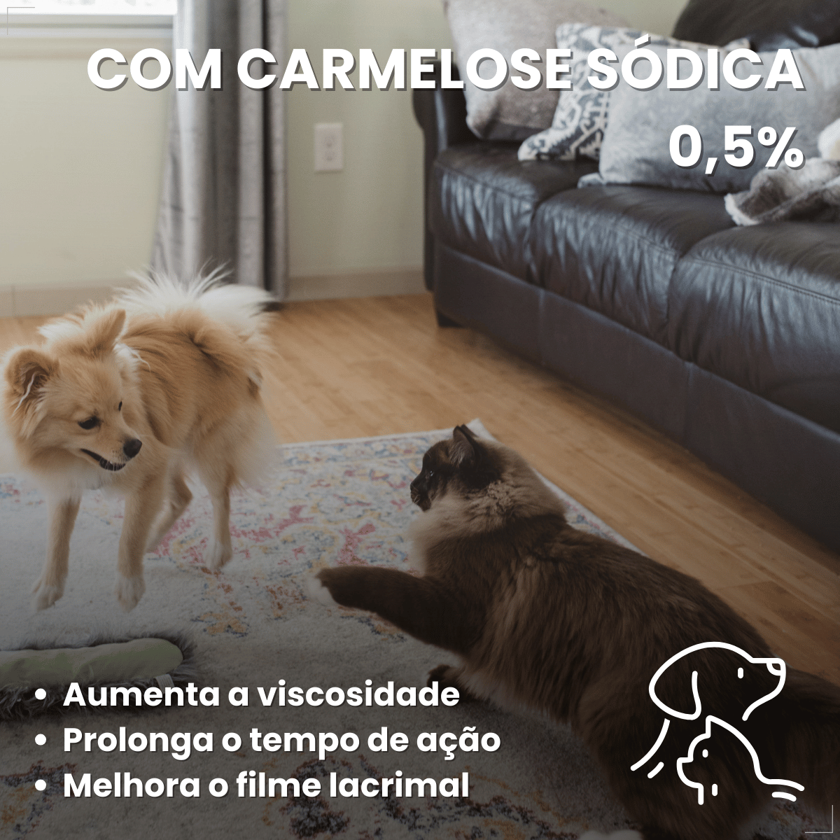 VetFresh Lubrificante Oftálmico para Cães e Gatos Softcare