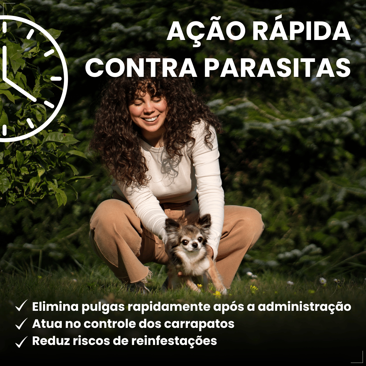 Wellpet Ourofino Antipulgas e Carrapatos Cães 45mg 2 A 4,5kg