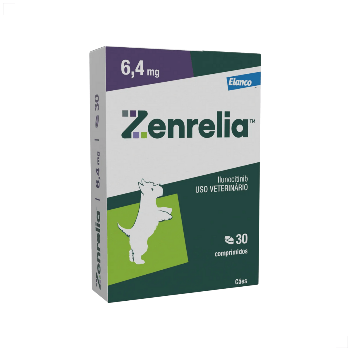Zenrelia Antialérgico Para Dermatite Coceiras 6,4mg 30 Comp
